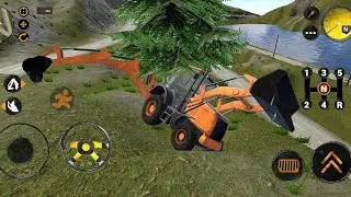 Backhoe Loader JCB Simulator Gameplay - Indian Vehicles JCB Truck Van Driving Android Gameplay