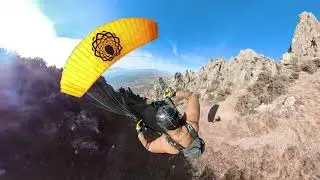 Speedflying Pillars Lower Launch in Utah!