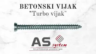 AS SYSTEM | BETONSKI VIJAK | TURBO VIJAK