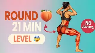 21 Min Leg Day = Rounder Booty (No Jumping!)