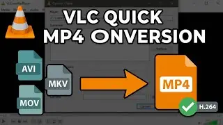 How To Convert Any Video to MP4 Using VLC Media Player (Convert Save Tutorial)