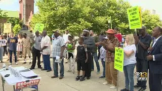 Residents Of Poe Homes Rally To Voice Frustration With Slow Response To Water Outage