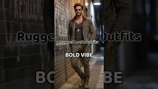 🔥 Rugged Outfit Ideas for Men | Bold Fashion Trends 2025 #shorts