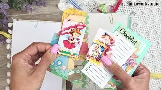 How to vintage Little Golden Book Easter/Spring Retro Kitsch Junk Journal Flip-Through