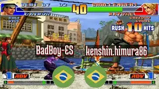 FT5 @kof98: BadBoy-ES (BR) vs kenshin.himura86 (BR) [King of Fighters 98 Fightcade] Jan 28