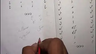 Ibtiday urdu Part03||letters composition in starting, between and end of words|| Hafiz Shahnawaz 