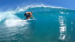 Surfing Kavieng Papua New Guinea