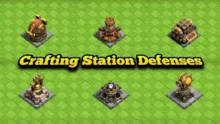 Crafting Station Defenses | Season 1 & 2 | Clash of clans 