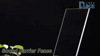 Acrylic Sound Barrier Fence 30dB Transparent Easy Install For Highway