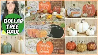 DOLLAR TREE HAUL FALL DECOR 2018