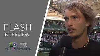 Flash Interview mit Alexander Zverev 17 06 19 | 27. NOVENTI OPEN
