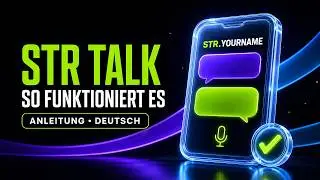 Anleitung (GER): So verwenden Sie STR Talk – Ein Leitfaden zu Funktionen & Optionen |www.strtalk.app