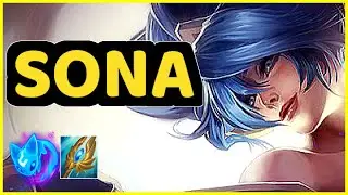 SONA VS BLITZCRANK SUPPORT GAMEPLAY DIAMOND II