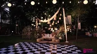 Enchanting Outdoor Reception Decoration - The Royal Palms Chennai - Best Destination Wedding Planner