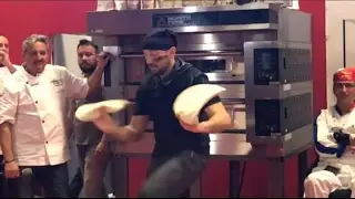 Voici &agrave; quoi ressemble une &eacute;preuve de pizza acrobatique