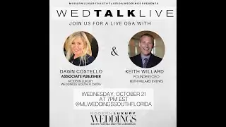 Modern Luxury Wedding Magazine Interviews Behind The Veil Host and Wedding Planner Keith Willard