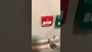Fire alarm drill with manual call point