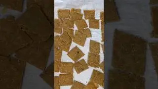Super Easy Gluten-Free Sourdough Discard Crackers Recipe Demo #sourdough #glutenfree