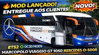 🔥 MOD LANÇADO! Marcopolo Viaggio G7 1050 Mercedes O-500R | ETS2 DC3D Mods 🚍