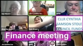 Councillors accused of stealing money - Finance Committee meeting Handforth Parish Council 20.4.2021