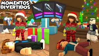 NUEVA ACTUALIZACION de NAVIDAD en MURDER MISTERY 2 (Momentos Divertidos) Roblox