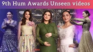 9th Hum Awards Bts videos | Hania Amir, Hiba Bukhari, Mahira, Kubra Khan taking selfies with fans |