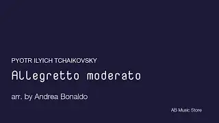 Allegretto Moderato (P. I. Tchaikovsky) for trumpet trio with sheet music (link in description)