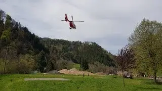 🚨🚁 Schwerer Mountainbiker Unfall - RTH HB-ZQL in Zell-Atzenbach im Einsatz [22.04.2019]
