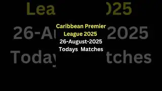 CPL 2025 Today&rsquo;s Match Saint Lucia Kings vs Guyana Amazon Warriors Schedule & Highlights!26-Aug-2025