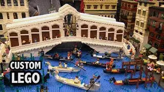 LEGO Rialto Bridge in Venice, Italy | BrickCon 2018