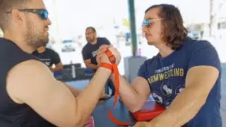 Armwrestling Practice with Kevin Brault