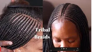 Tribal Braids Tutorial/ How To Do Fulani Braids