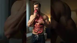 How Your Body Digests an Apple  | 3D Human Digestive System Animation