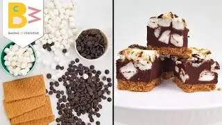 Why S'mores Are Better At Home - Perfect No-Bake No-Mess S'mores Bars