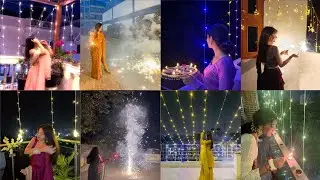 🎆Лучшие позы для фотосессии на Дивали для девушек🎁💥 Позы для фотосессии на Дивали для девушек🎉Иде...