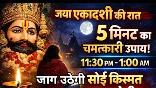 “जया एकादशी की रात बस 5 मिनट – जो हुआ उसने मेरी किस्मत ही पलट दी | बाबा श्याम चमत्कार”