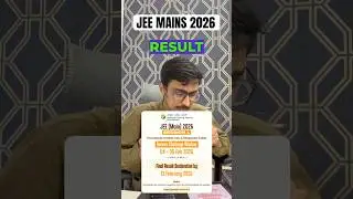 JEE MAINS 2026 Final Results Date | NTA Official Update | ANSWER KEY #shorts #jee2026 #jeemains2026