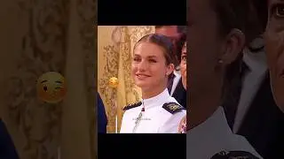 Princess Leonor&rsquo;s Gorgeous Smile in Royal Uniform 😍✨ #PrincessLeonor