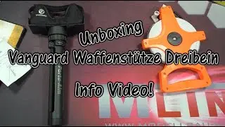 Vanguard Waffenst&uuml;tze Dreibein Unboxing/Info Video! | HD+ | German/Deutsch