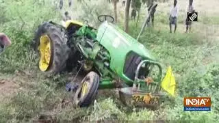 7 dead after lorry collides with tractor in AP's Krishna District