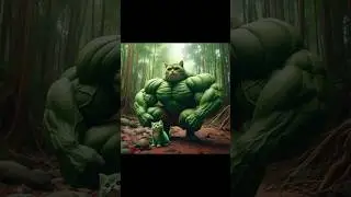 Legends of the Green Cat and theBamboo Defender #cat #mustwatch #viralcats #shorts #trending #epic