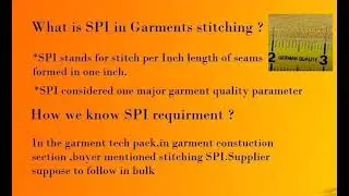 Garment Quality SPI problem and Solution