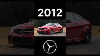 evolution of mercedes amg c63 (2008~2023) #shorts #viral #mercedes #tranding