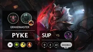 Pyke Support vs Morgana - KR Grandmaster Patch 9.13