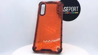 Чехол в красном корпусе для Xiaomi Mi 9 Lite и A3 Lite от Caseport, серия Honey