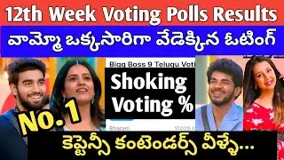 Bigg boss 9 telugu 12th week voting polls results |Bigg Boss 9 Telugu Promo | &lrm;⁨@BigstarBunny