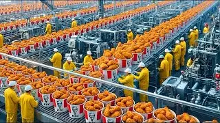 Modern KFC Chicken Factory || From Fresh Chicken to Crispy KFC CHICKEN (Full Process)