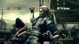 バイオ5マーセ RE5 mercenaries united / 集会場 PA solo 861k Wesker S.T.A.R.S. on PS4