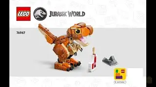 LEGO Jurassic World 76967 - Complete Ankylosaurus Stampede Instructions! (Step-by-Step Guide)