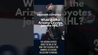 Arizona Coyotes fun facts